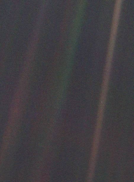 The Pale Blue Dot — Earth from 6 billion kilometers away